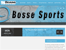 Tablet Screenshot of bossesports.com